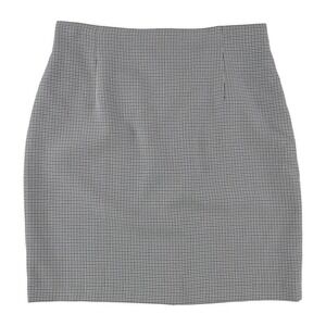 Tahari Arthur S. Levine Women's Zip Back Houndstooth Midi Pencil Skirt Size 8P